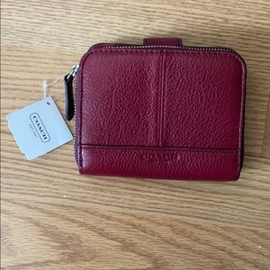Crimson Coach Wallet (never used, tags still on)